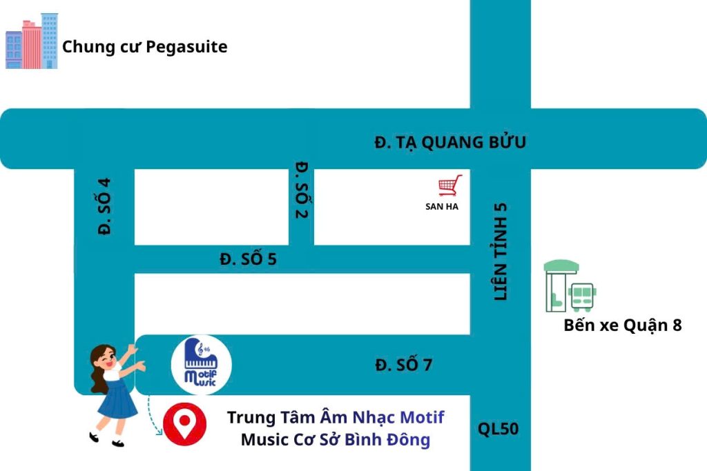 định vị motif music bình đông